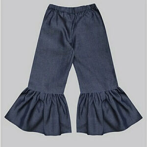 A.T.U.N. bell bottom ruffle pants size 8-9 years